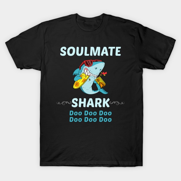Family Shark 1 SOULMATE T-Shirt by blakelan128